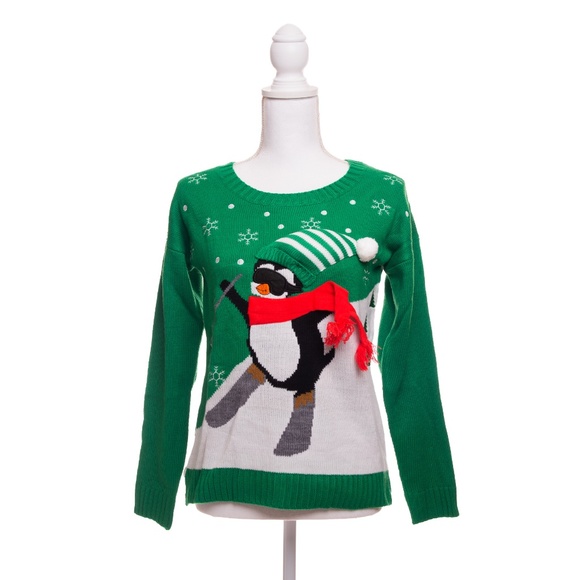 new directions Sweaters - Penguin Xmas Sweater Size SP